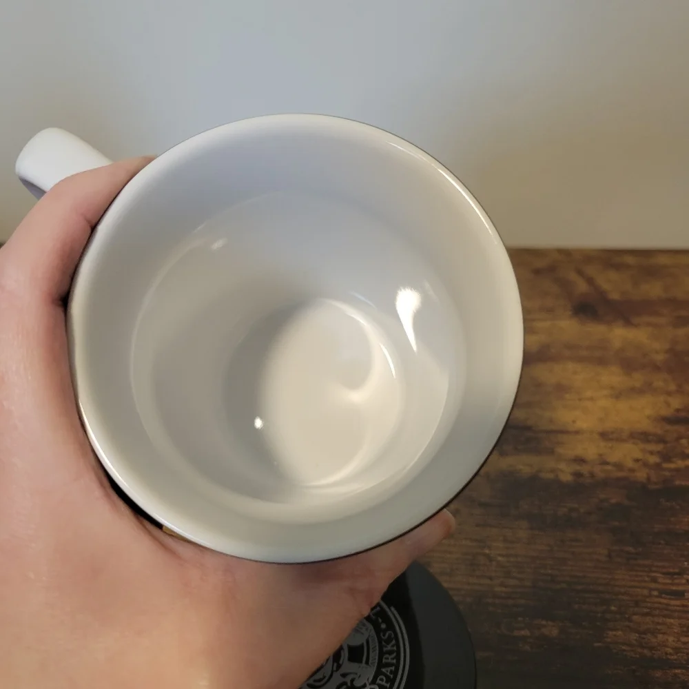 Disney Parks Cup of Magic Black and White Mug with Lid